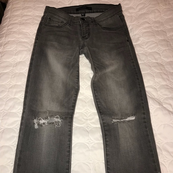 Ripped grey skinny jeans - Picture 7 of 8